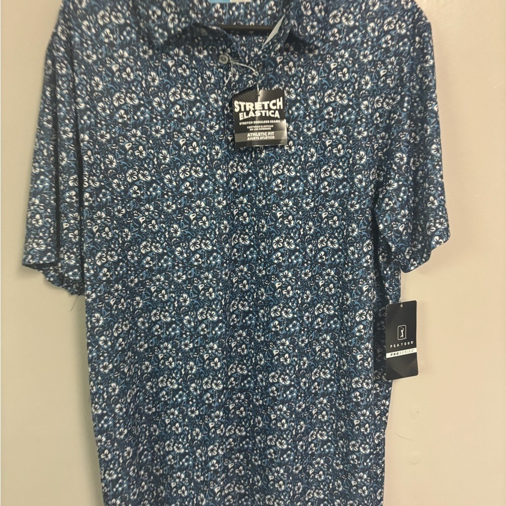PGATour short sleeved Pro Series golf shirt new with tags